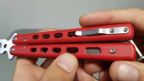 Складной нож Boker Тренировочный нож-бабочка (балисонг) Balisong Trainer фото 15