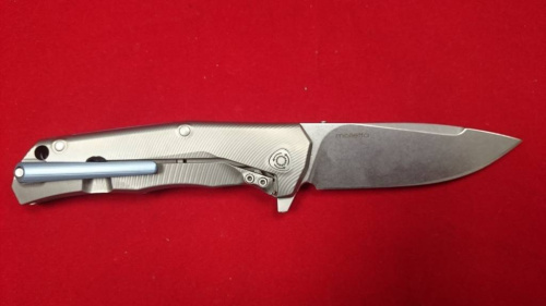 Складной нож Lion Steel T.R.E. Blue Titanium фото 6