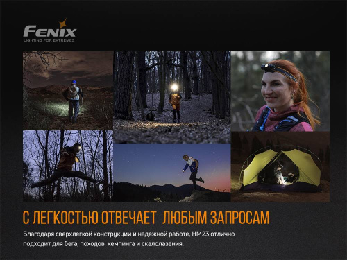 150 Fenix Налобный фонарьHM23 Cree XP-G2 (R5) фото 11