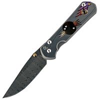 Нож складной Chris Reeve Large Sebenza 21 Unique Graphics Citrine Cabochon