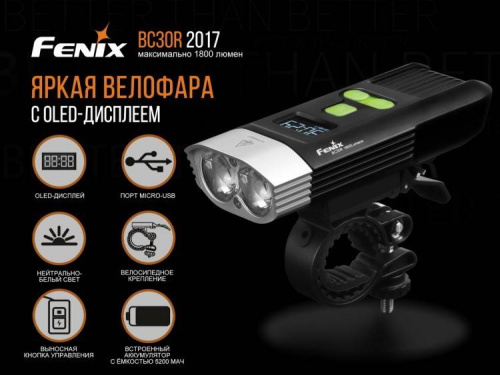 13 Fenix ВелофараBC30R 2017 фото 5