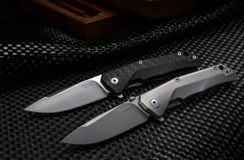 Складной нож Lion Steel T.R.E. Blue Titanium фото 11