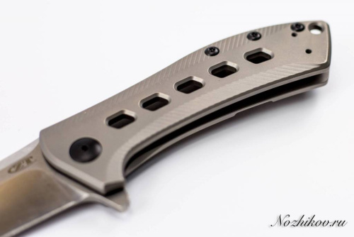 Складной нож Noname ZT 0801Silver Replica фото 6