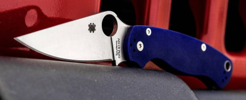 Складной нож Spyderco Para Military 2 Dark Blue - 81GPDBL2 фото 4