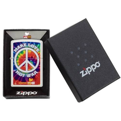 138 ZIPPO Зажигалка ZIPPO Woodstock® с покрытием White Matte фото 2