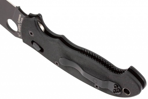 98 Spyderco Manix 2 XL Black - 95GPBBK2 фото 21 98 Spyderco Manix 2 XL Black - 95GPBBK2 фото 21